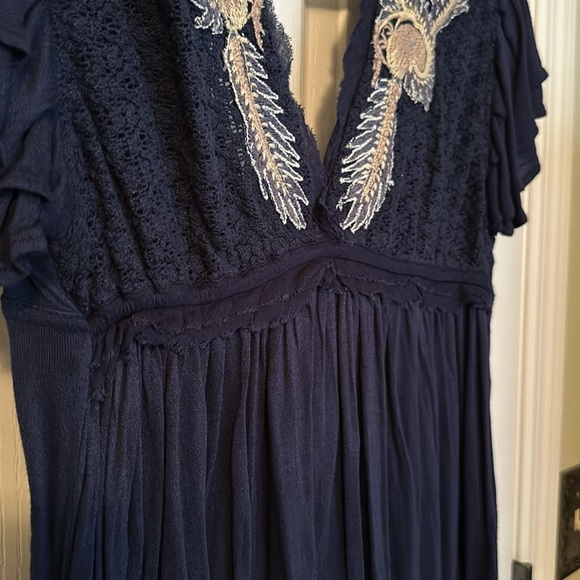 Free People Nueva Fiesta Boho Hi-Lo Top, Sz M, NWOT - Picture 7 of 8